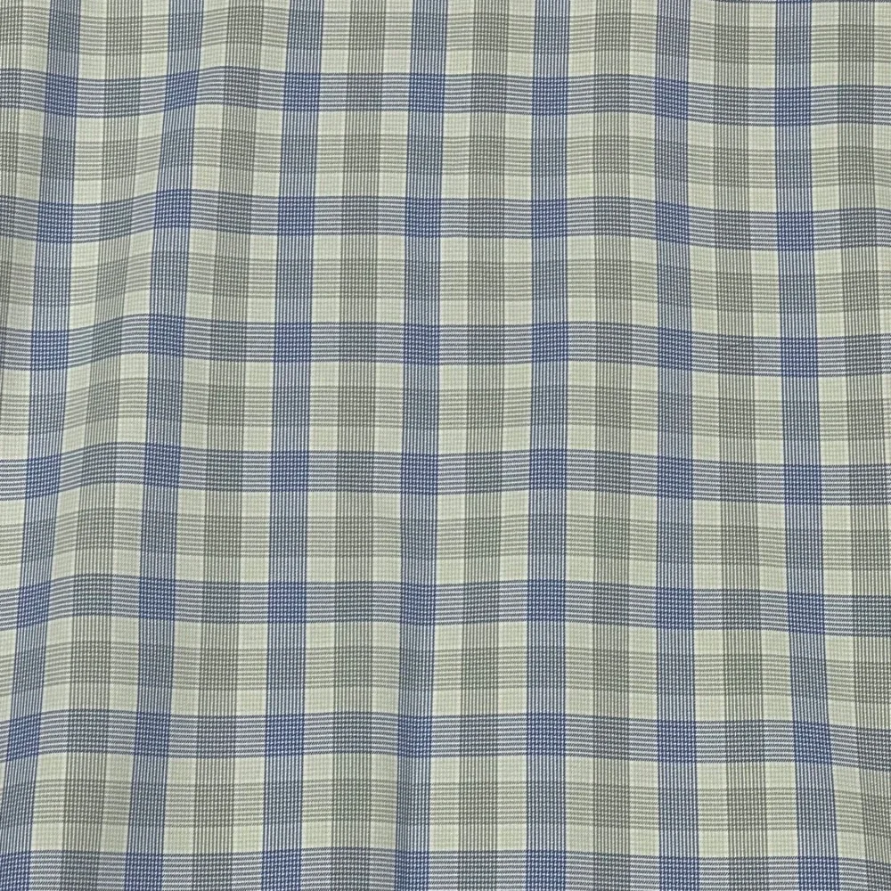 UNTUCKit Button Down Shirt Mens XL Green Blue Plaid Relaxed Fit Long Slv